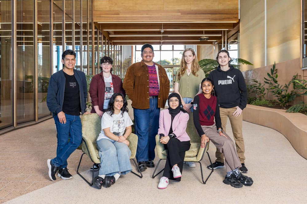 The 8 members of the Youth Council