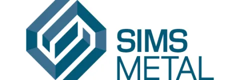 SIMS metal logo