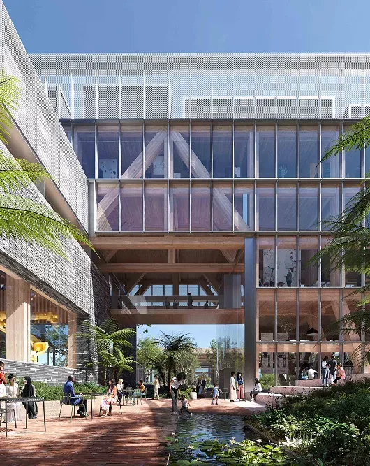 Render of Bradfield City building
