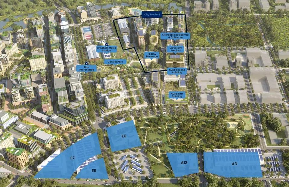 Map of Enterprise Precinct